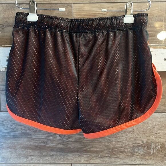 Zone Pro Ladies Jogging Workout shorts, Size Large, Black and Orange - Picture 3 of 5